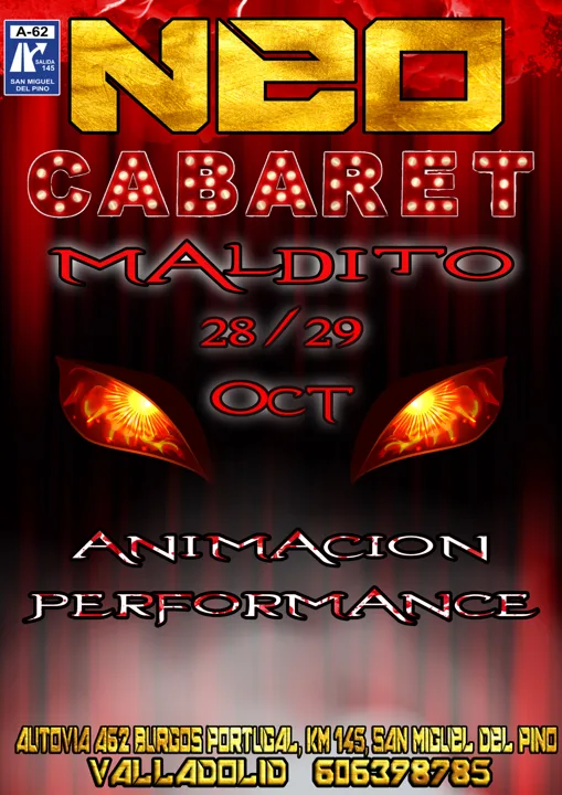 Cartel de Cabaret maldito