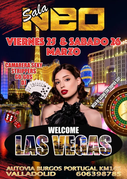 Cartel de Welcome Las Vegas