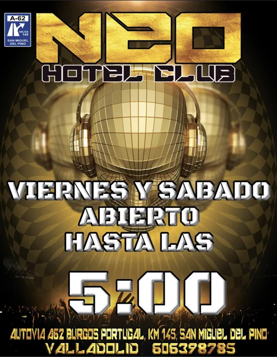 Cartel de NEO Hotel Club