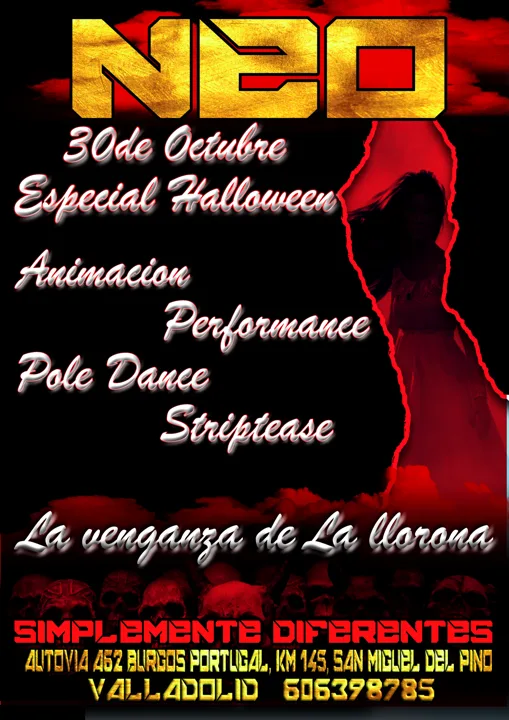 Cartel de La venganza de la Llorona