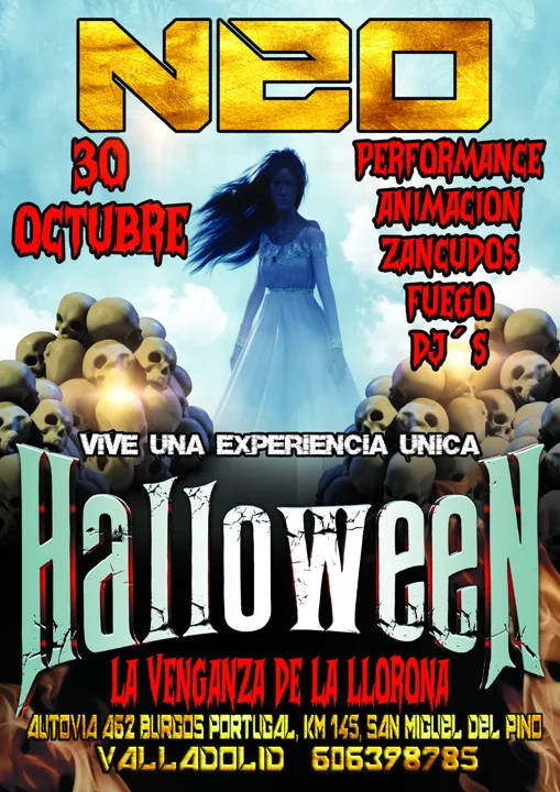 Cartel de Halloween · La Llorona