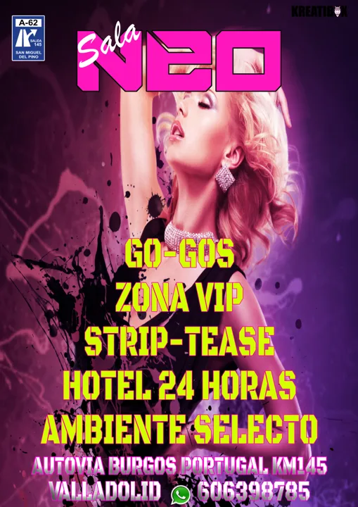 Cartel de NEO · zona VIP