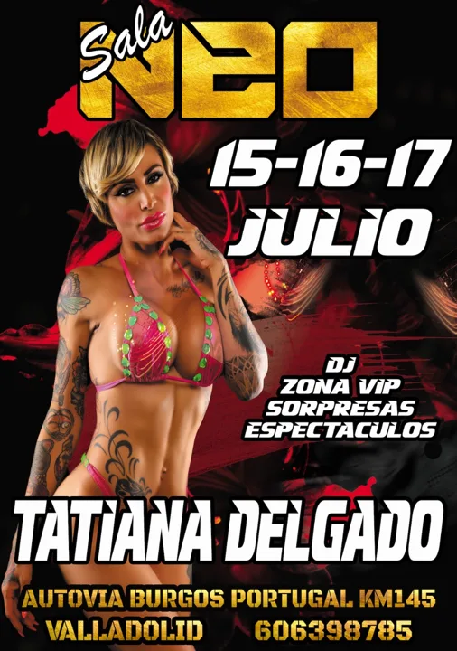 Cartel de Tatiana Delgado