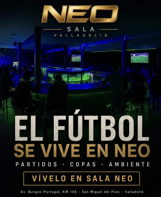 Cartel de El fútbol se vive en NEO