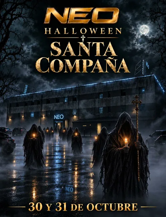 Cartel de Halloween · Santa Compaña